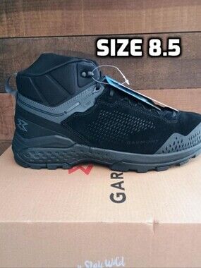 New Men's Garmont Tactical Dry Boots, Black, 8.5